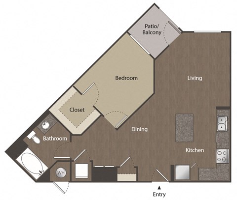 Adagio on the Green_A1 1 Bedroom 1 Bath_Mission Viejo